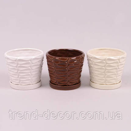 Горщик керамічний Мікс К18.006.13, фото 1