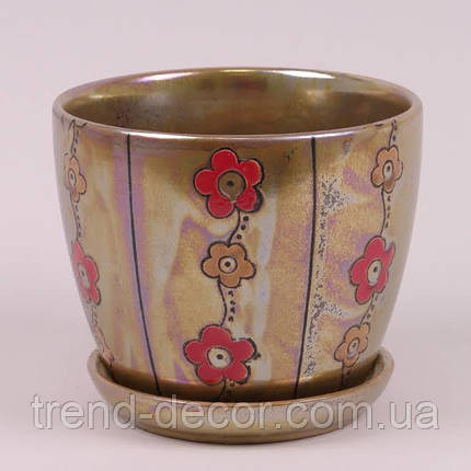 Горщик керамічний К13.006 1.8л., фото 1