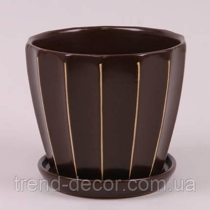 Горщик керамічний К13.014 0.6л., фото 1