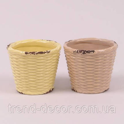 Горщик керамічний К19.041.10 2шт, фото 1