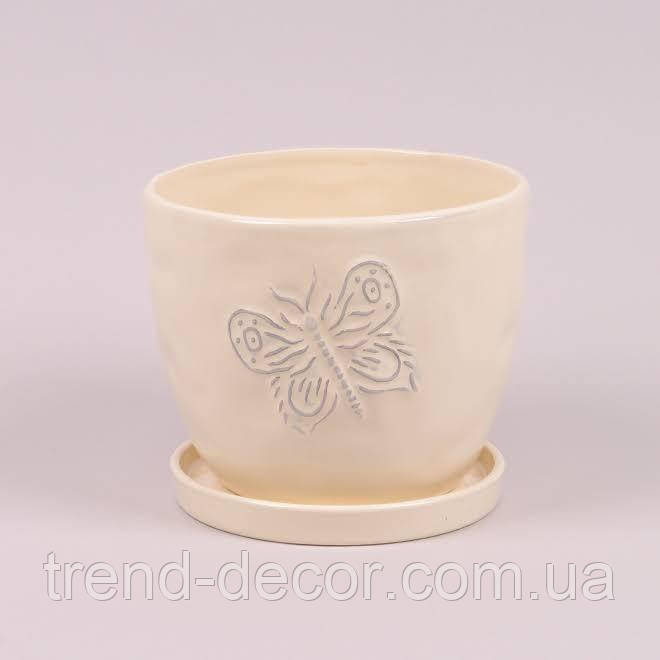 Горщик керамічний К19.003 0.4л. 6шт