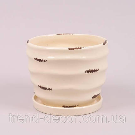 Горщик керамічний К19.008 0.4л. 6шт, фото 1