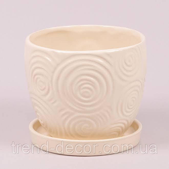 Горщик керамічний К19.019.12 6шт