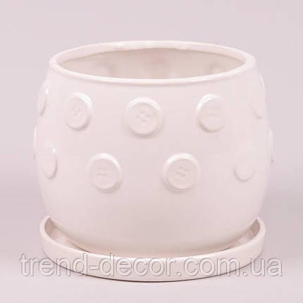 Горщик керамічний К19.030.16, фото 1