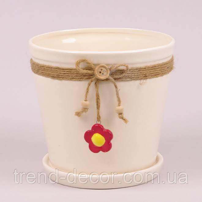 Горщик керамічний К25.001 1л.