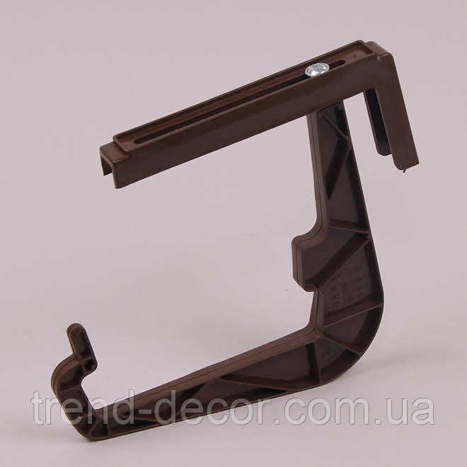 Кріплення для балконних ящиків Hangplast коричневе