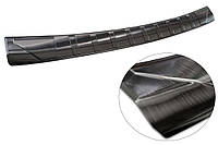 Захисна накладка на задній бампер для Mercedes-Benz C-Class S206 T-model 2021+ /чорна нерж.сталь/