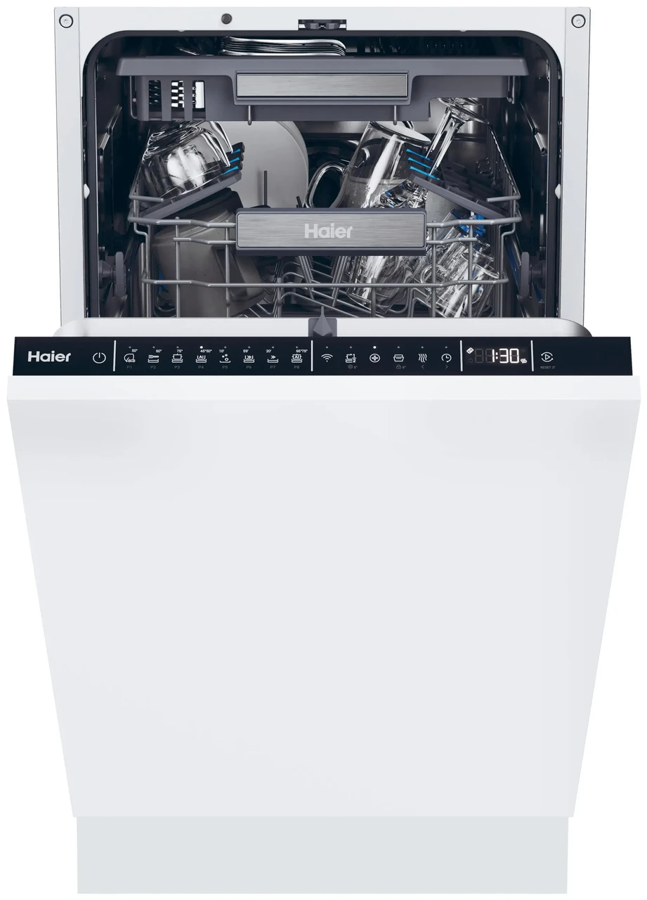 Посудомийна машина Haier I-Pro Shine Series 4 XI1C3TB2FB 44,8 см Автоматичне відкривання дверей Шухляда для столових приборів