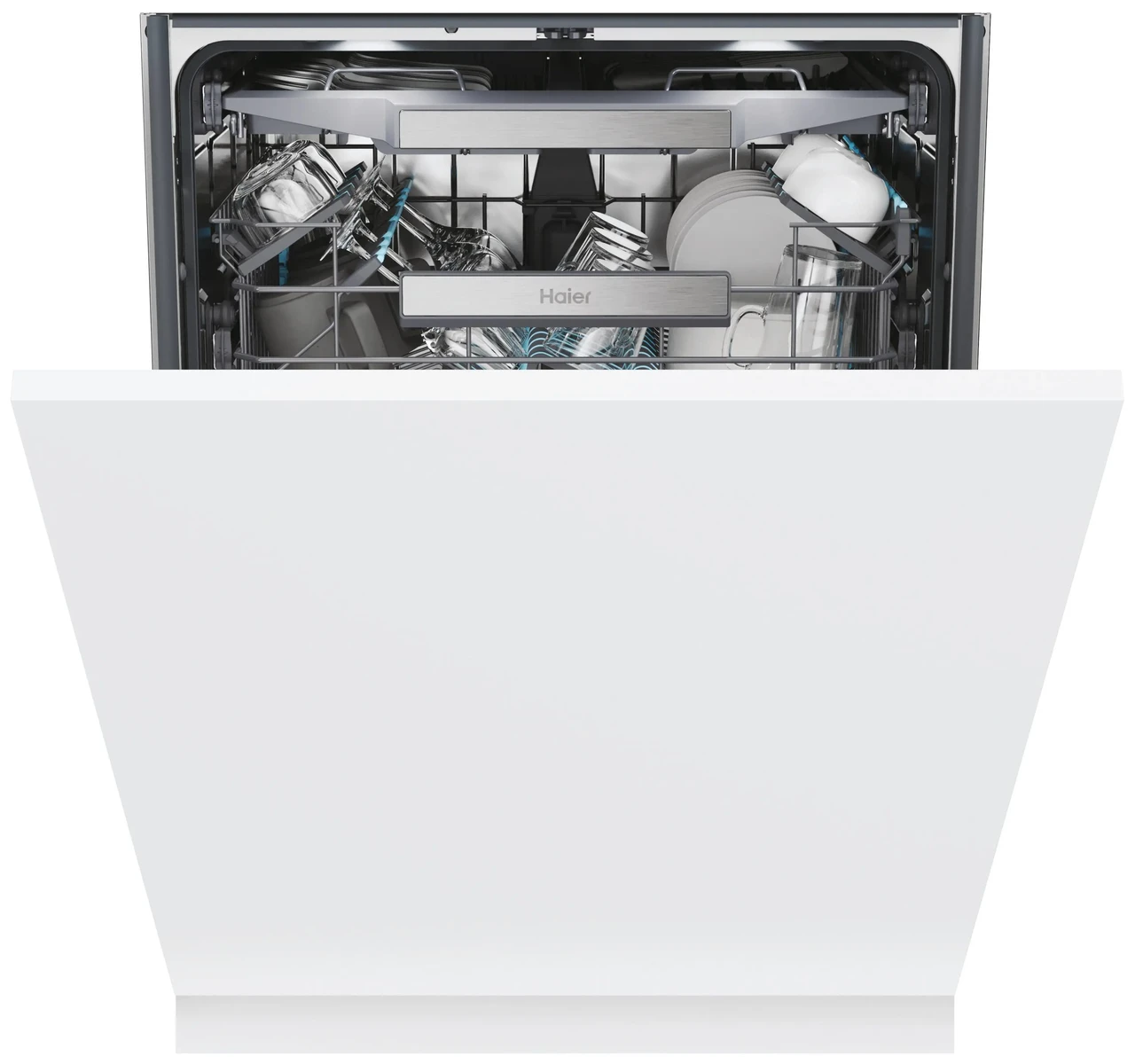 Посудомийна машина Haier I-Pro Shine Series 6 XS 4A4M3PB 59,7см Автоматичне відкривання дверцят Шухляда для столових приборів