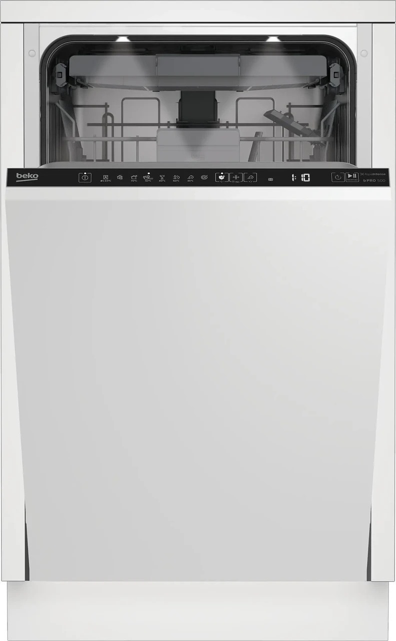 Посудомийна машина Beko BDIS48E041Q bPro500 44,8 см Автоматичне відкриття дверцят Шухляда для столових приборів