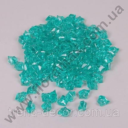 Камушки декоративні смарагдові 2,5 х 2 см. (150 шт.) 25909, фото 1