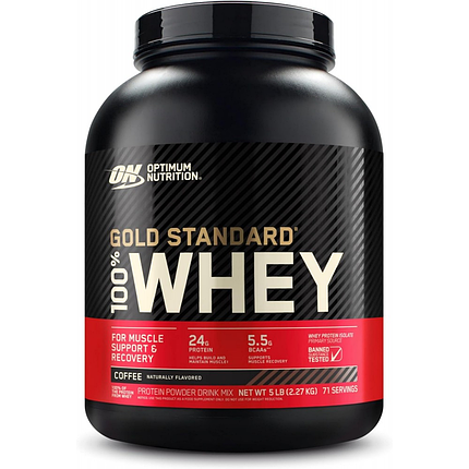 100% Whey Gold Standard Optimum Nutrition (США) 2270 g Coffee, фото 1
