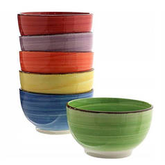 Миска керамічна Rainbow мікс 0,5 л. (ціна за 1 шт.) 45045
