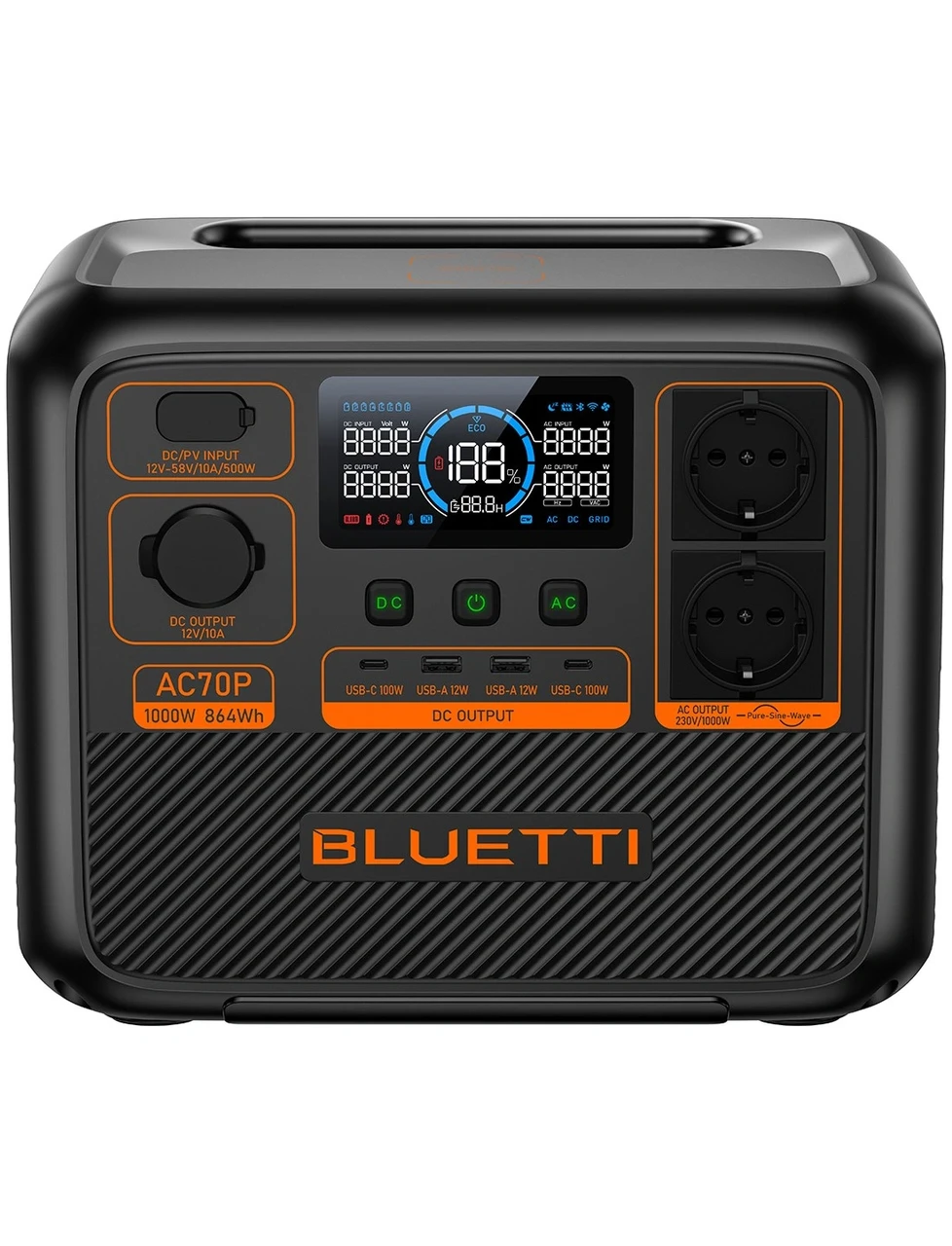 Зарядна станція BLUETTI AC70P