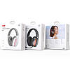 Навушники трирежимні ігрові XO BE46 |2.4G/Bluetooth| Біло-рожевий 49436, фото 2
