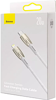 Кабель Baseus Glimmer Series Fast Charging Cable Type-C to Lightning 20W 1m CADH000002 White, фото 6