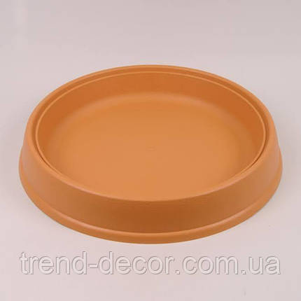 Підставка пластмасова Massive теракотова 27см., фото 1