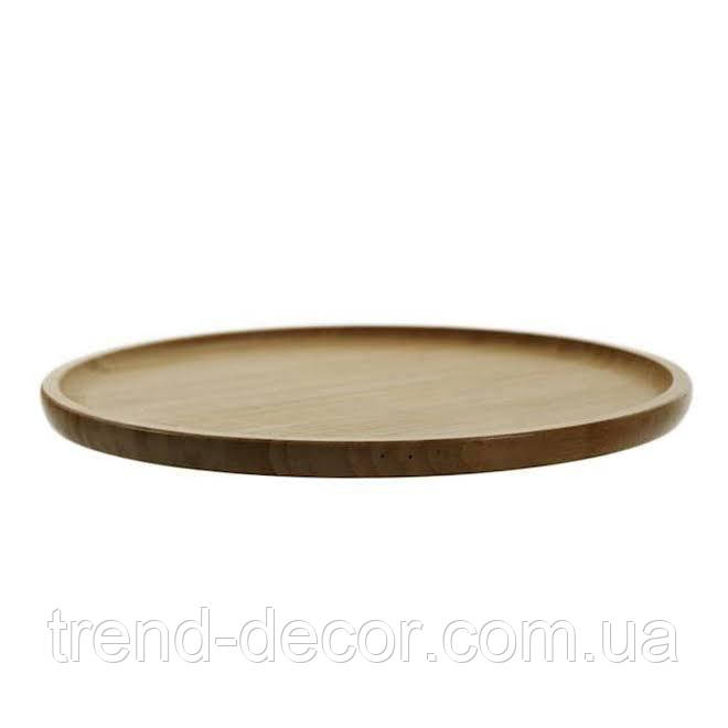 Блюдо бамбукове кругле D-26 см. 45080