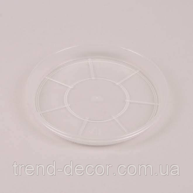 Підставка пластмасова прозора 13см.