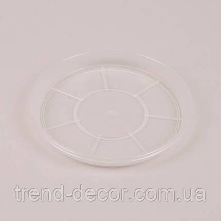 Підставка пластмасова прозора 13см., фото 1