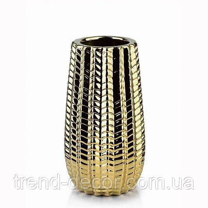 Ваза керамічна CACTUS GOLD H-21 см. 36030, фото 1