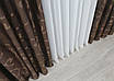 Шторна тканина жакард. Висота 2,7м. Колір венге. Код 1530ш, фото 5