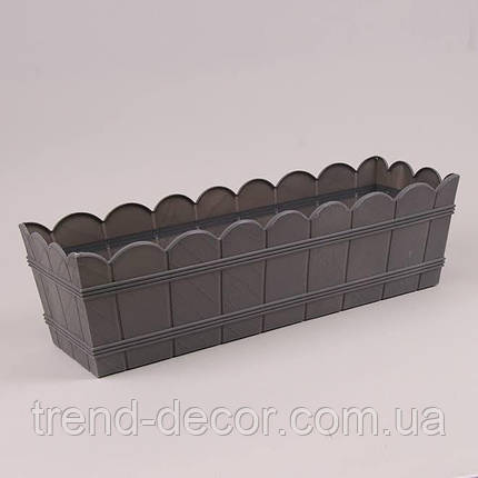 Балконний ящик Древноподібний антрацитовий 40см., фото 1