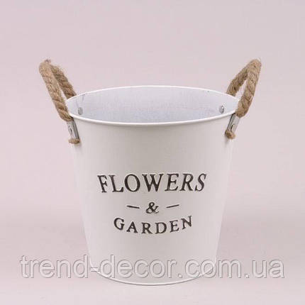 Кашпо металеве Flowers & Garden 37791, фото 1