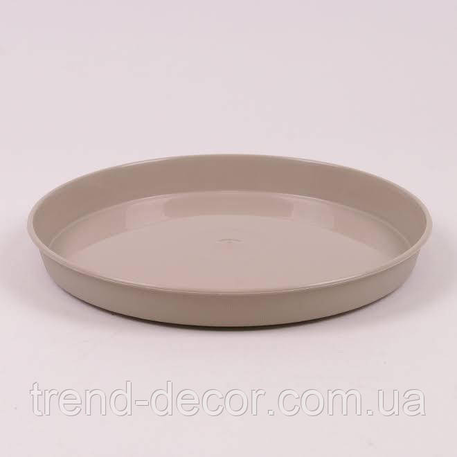 Підставка пластмасова Древноподібна сіро-бежева 20см.