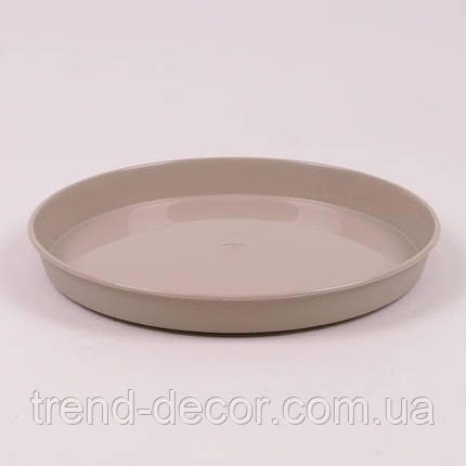 Підставка пластмасова Древноподібна сіро-бежева 20см., фото 1