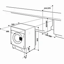 Прально-сушильна машина Whirlpool BIWDWG861485EU 54,5см 8кг/6кг, фото 4