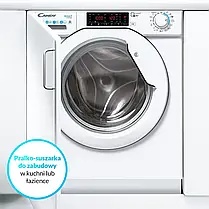 Прально-сушильна машина Candy Smart Inverter CBDO485TWME1S 8kg/5kg, фото 5