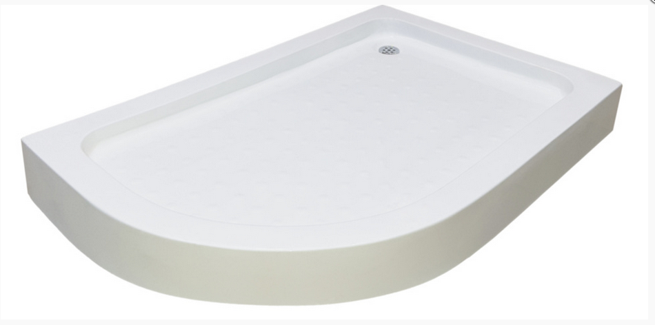 Піддон душовий 120х80 асиметричний акриловий KO&PO 157 (R) правий, фото 1