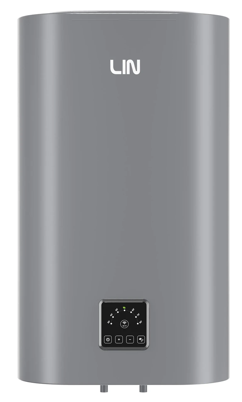 Електричний бойлер Lin LIFVD2 80L 2kW 7 барів 15dB Сірий