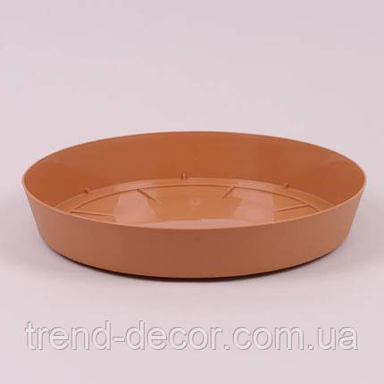 Підставка пластмасова Lofly Saucer теракотова 11см., фото 1