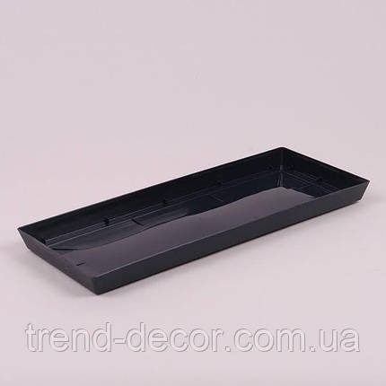 Підставка пластмасова Lofly Saucer Case антрацитова 50х18см., фото 1