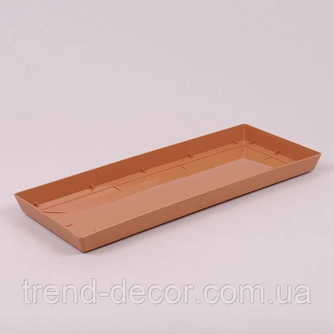 Підставка пластмасова Lofly Saucer Case теракотова 50х18см.