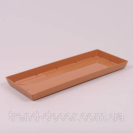 Підставка пластмасова Lofly Saucer Case теракотова 50х18см., фото 1