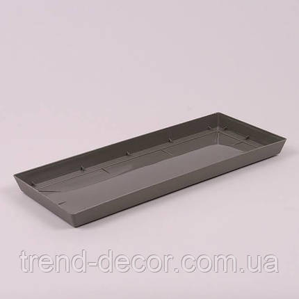 Підставка пластмасова Lofly Saucer Case сіра 50х18см., фото 1