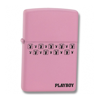 Бензинова запальничка Zippo Playboy Рожевий (KG-11801)