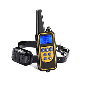 Нашийник для дресирування собак з пультом, Дресирувальний електронашийник 800м