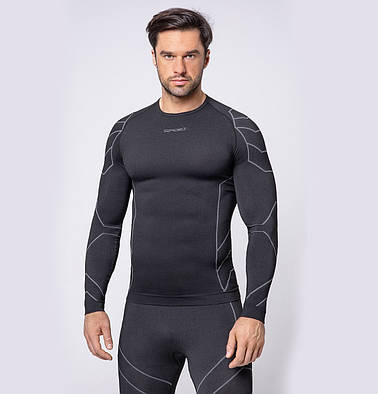 Комплект термобілизни чоловічий SPAIO Rapid SET XXL Black/Grey, фото 3