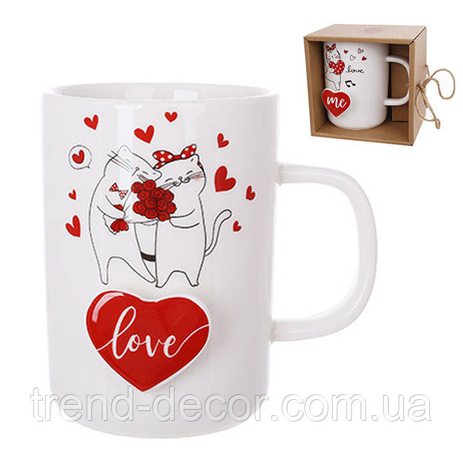 Чашка порцелянова Love You 380 мл. 33538