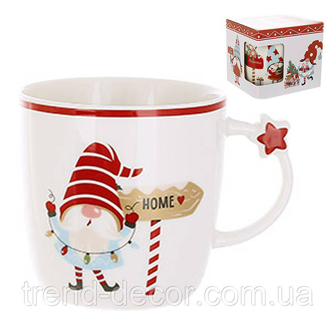 Чашка порцелянова Веселий гномик 360 мл. 33585