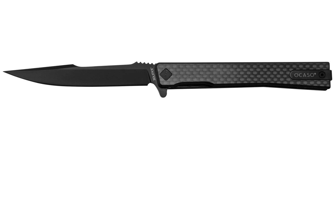 Ніж Ocaso 9HFB Solstice, Harpoon, Carbon Fiber, Black