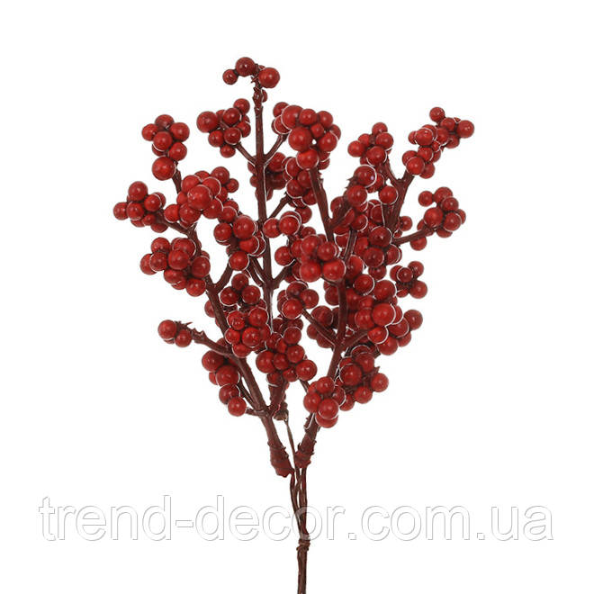 Пучок червоних ягідок 20 см. 13722