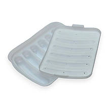 Силіконова форма для сосисок A-Plus BM-175 біла, фото 2