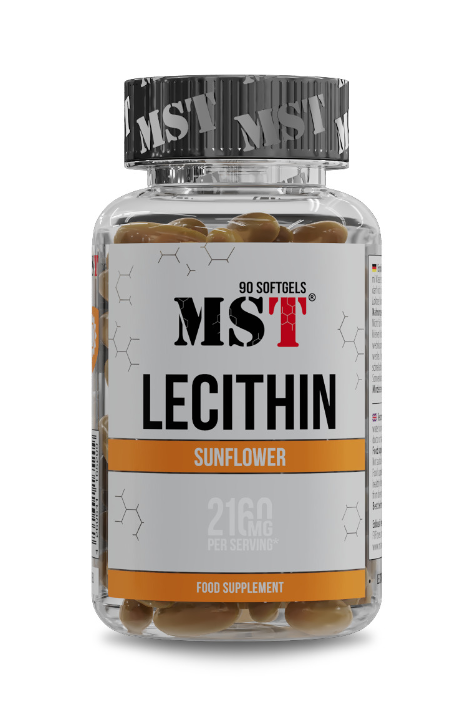 Соняшниковий лецитин Sunflower Lecithin MST 2160 мг 90 капс.