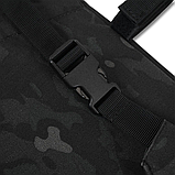 Каремат-сидушка Kiborg з балістичним пакетом 1 клас захисту Militex 20mm Cordura Black Multicam, фото 4