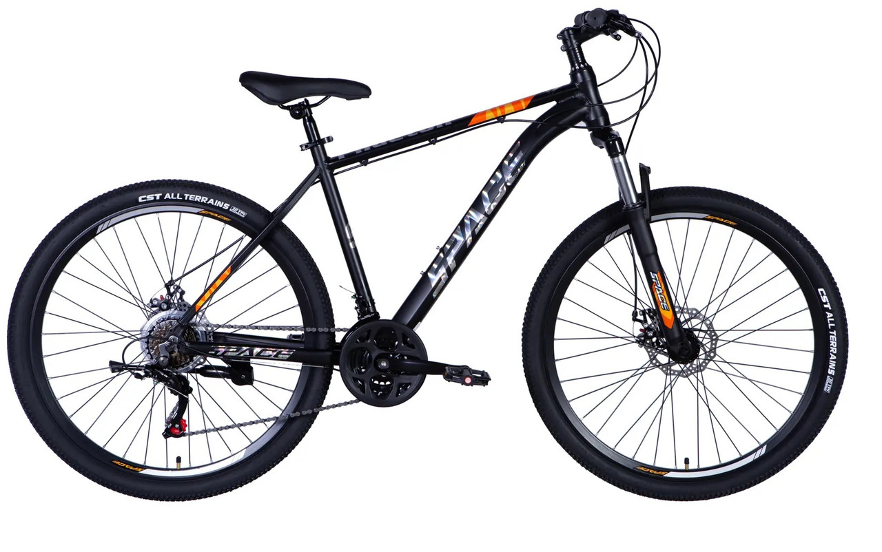 Велосипед 26" SPACE PHAETON (039) AM DD 2024 рама - 15" чорно-помаранчевий